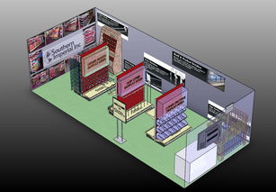 上海2008國際零售業(yè)展覽會 某美國公司展位效果圖技術解析與SolidWorks 2008應用交流